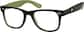 Angle view of MVP Moment Glasses 99107624 in Green thumbnail