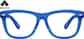 Front view of Just Frames 99107916 in Blue thumbnail