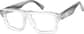 Angle view of Hit Confirm Glasses 99108023 in Clear thumbnail