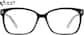 Front view of Ghost Gaming Glasses 99108221 in Black thumbnail