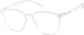 Angle view of Ghost Gaming Glasses 99108523 in Clear thumbnail