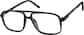 Angle view of The Forehead Kiss Glasses 99109121 in Black thumbnail