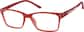 Angle view of Sniper's Elite Glasses 99109318 in Red thumbnail