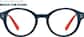 Front view of Thrive Glasses 99111116 in Blue thumbnail