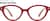 Front view of Candy Crush Glasses 99111218 in Red thumbnail