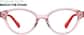 Front view of Candy Crush Glasses 99111259 in Pink thumbnail
