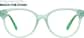 Front view of Champion Glasses 99111324 in Green thumbnail