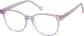 Angle view of Charmed Glasses 99111517 in Purple thumbnail