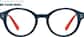 Front view of Thrive Glasses 99111616 in Blue thumbnail