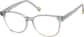 Angle view of Charmed Glasses 99112012 in Gray thumbnail