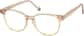 Angle view of Charmed Glasses 99112022 in Yellow thumbnail