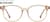 Front view of Charmed Glasses 99112022 in Yellow thumbnail