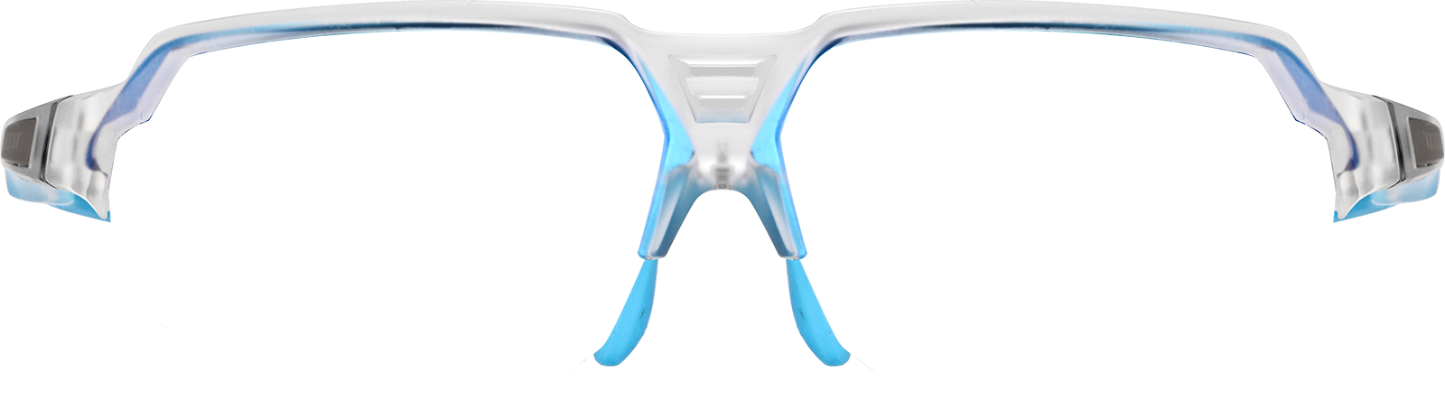 Front view of Zunnies - Wrap-Around Sports Sunglasses 99112223 in Clear