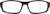 Front view of Zunnies - Rectangle Sports Sunglasses 99112321 in Black thumbnail