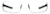 Front view of Zunnies - Rectangle Sports Sunglasses 99112321 in Black thumbnail
