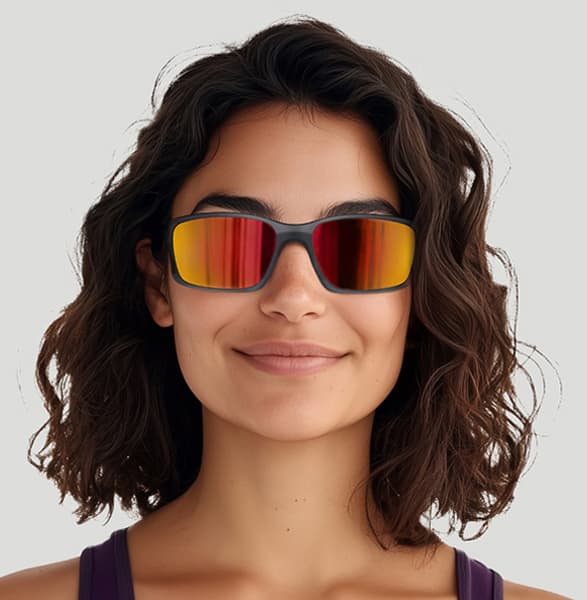 Image of Zunnies - Rectangle Sports Sunglasses