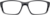 Front view of Zunnies - Rectangle Sports Sunglasses 99112412 in Gray thumbnail