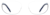 Front view of Zunnies - Oval Sports Sunglasses 99112516 in Blue thumbnail