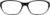 Front view of Zunnies - Oval Sports Sunglasses 99112521 in Black thumbnail