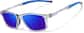 Angle view of Zunnies - Rectangle Sports Sunglasses 99112612 in Gray thumbnail