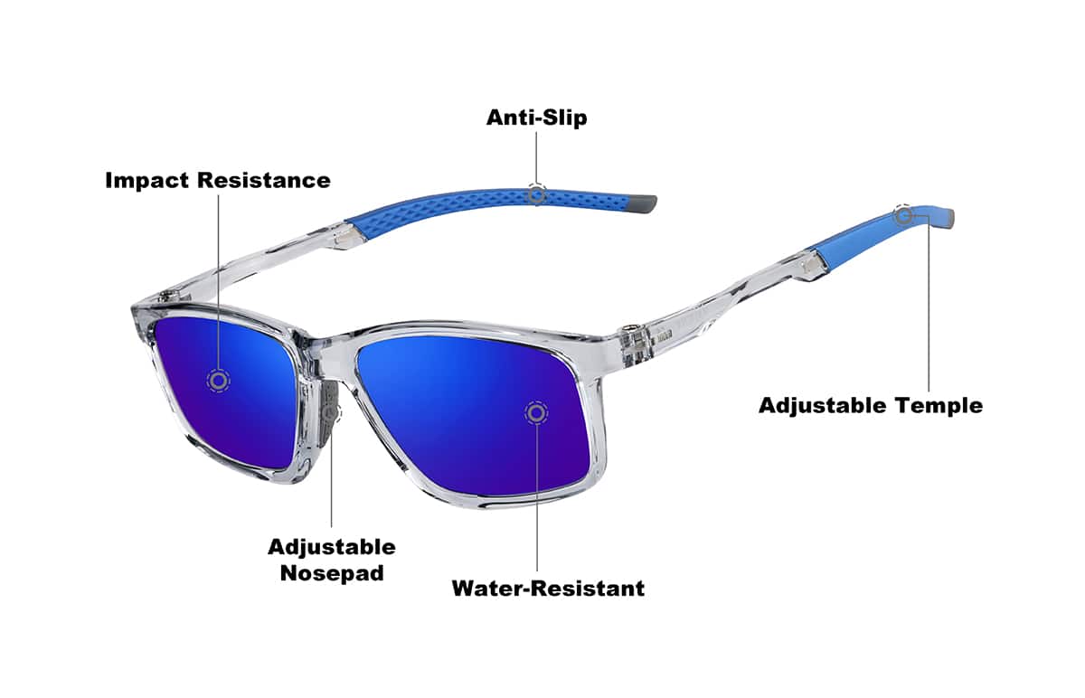 Zunnies - Rectangle Sports Sunglasses 991126