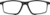 Front view of Zunnies - Rectangle Sports Sunglasses 99112621 in Black thumbnail