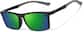 Angle view of Zunnies - Rectangle Sports Sunglasses 99112721 in Black thumbnail