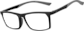Angle view of Zunnies - Rectangle Sports Sunglasses 99112721 in Black thumbnail