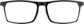 Front view of Zunnies - Rectangle Sports Sunglasses 99112721 in Black thumbnail