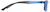 Side view of Zunnies - Rectangle Sports Sunglasses 99112816 in Blue thumbnail