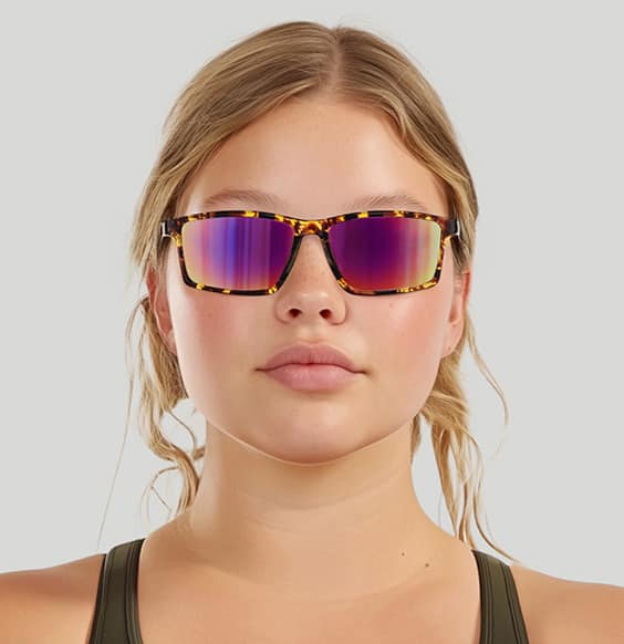 Image of Zunnies - Rectangle Sports Sunglasses