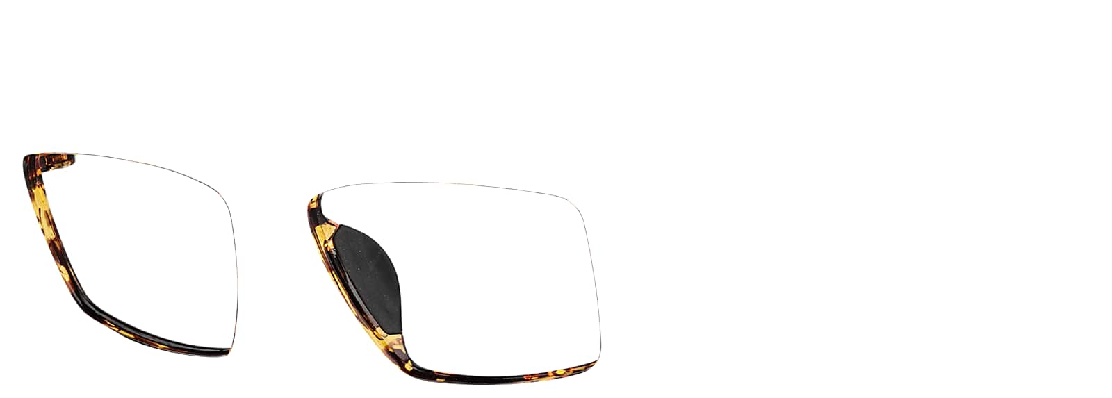 Angle view of Zunnies - Rectangle Sports Sunglasses 99112925 in Tortoiseshell