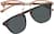 Front view of Browline Sunshade 99113015 in Brown thumbnail