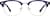 Front view without clip-on of Browline Sunshade 99113016 in Blue thumbnail
