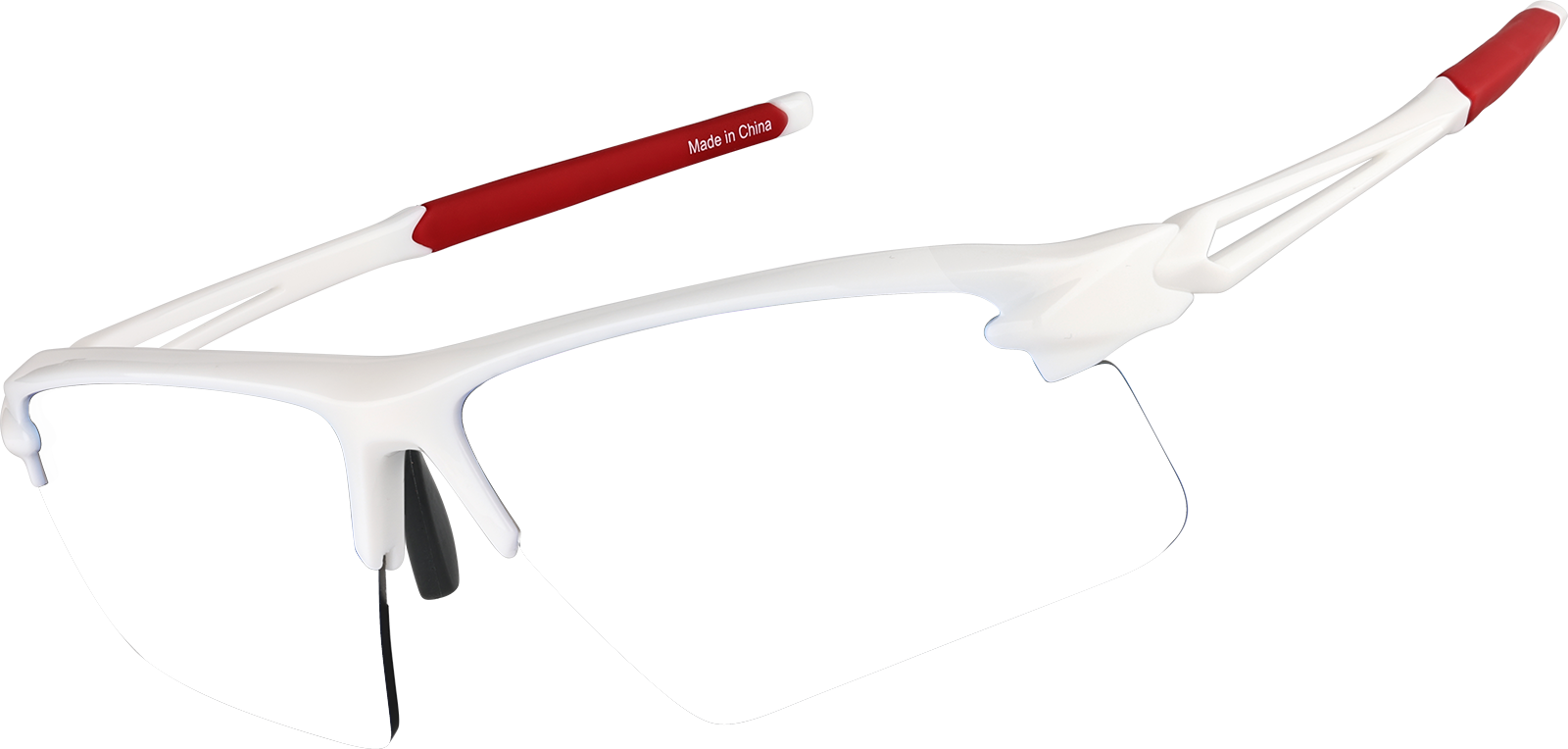 Angle view of Zunnies - Wrap-Around Sports Sunglasses (Larger Lenses) 99113148 in White