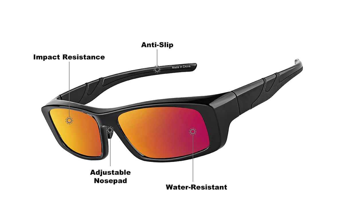 ジャーニー Black Zunnies - Sports Sunglasses #99113221 | Zenni Optical