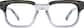 Front view of Blueprint Glasses 99113312 in Gray thumbnail