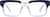 Front view of Blueprint Glasses 99113316 in Blue thumbnail