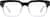 Front view of Blueprint Glasses 99113323 in Black thumbnail