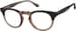 Angle view of Fourth Quarter Glasses 99113415 in Brown thumbnail