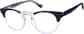 Angle view of Fourth Quarter Glasses 99113416 in Navy thumbnail