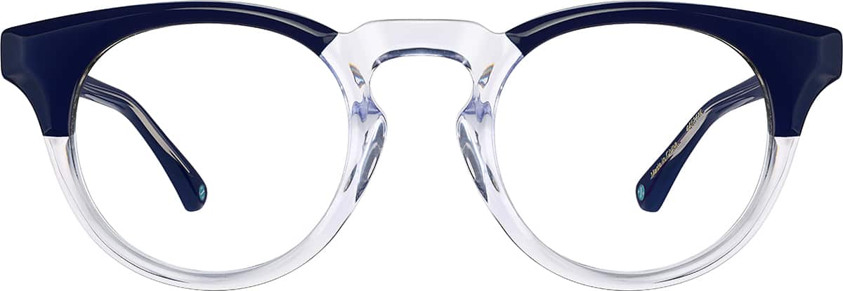 Front view of Fourth Quarter Glasses 99113416 in Navy