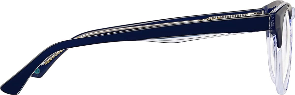 Side view of Fourth Quarter Glasses 99113416 in Navy