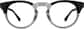 Front view of Fourth Quarter Glasses 99113421 in Black thumbnail