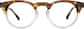 Front view of Fourth Quarter Glasses 99113425 in Tortoiseshell thumbnail