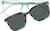 Front view of Rectangle Magnetic Snap-On Set 99113524 in Green thumbnail