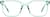 Front view without clip-on of Rectangle Magnetic Snap-On Set 99113524 in Green thumbnail