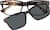Front view of Rectangle Magnetic Snap-On Set 99113625 in Tortoiseshell thumbnail