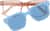 Front view of Square Magnetic Snap-On Set 99113719 in Pink thumbnail
