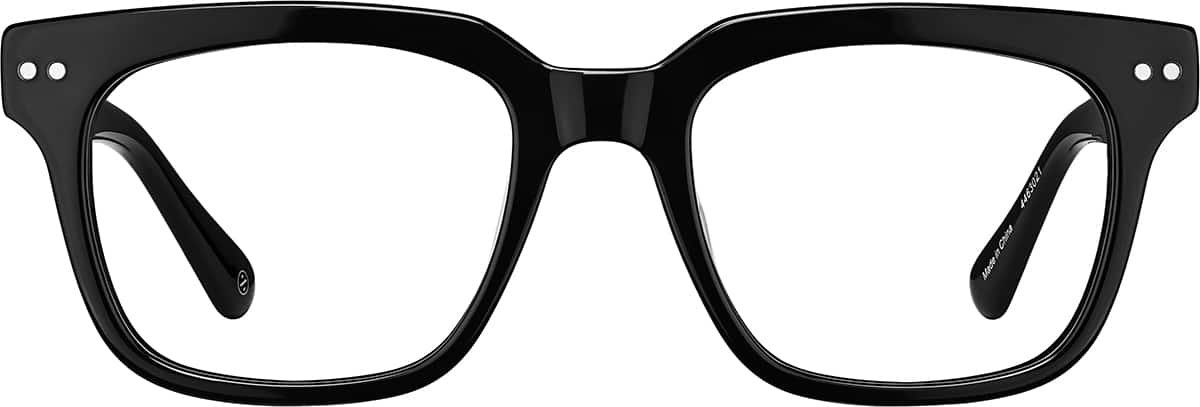 Black Square Magnetic Snap-On Set #99113721 | Zenni Optical Canada